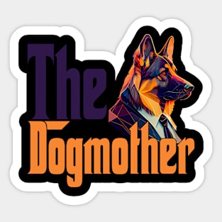 German Shepherd Dog Mom Dogmother Dogs Mommy Rottie Sticker